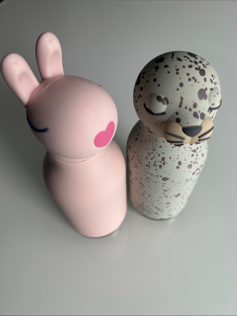 Asobu 16 oz insulated bottles - Adorable Bunny & Seal Besties